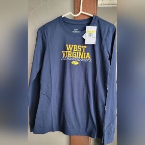 Nike WVU Long-sleeved Tee Shirt